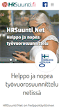 Mobile Screenshot of hrsuunti.fi
